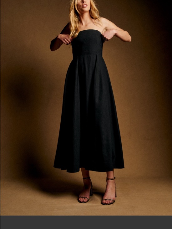 Sezane Dresses & Skirts - Sezane Black Strapless Evening Dress
